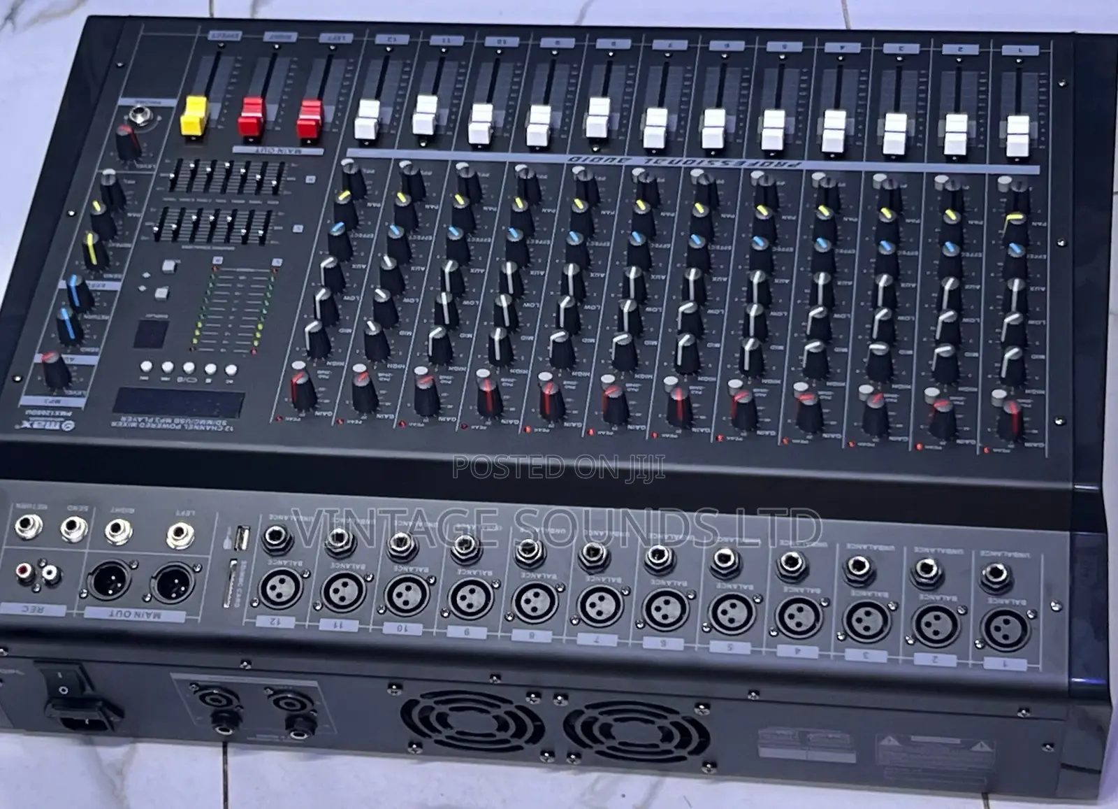 Yamaha Pmx12 -12 Channel Powered USB Bluetooth Mixer (BK)