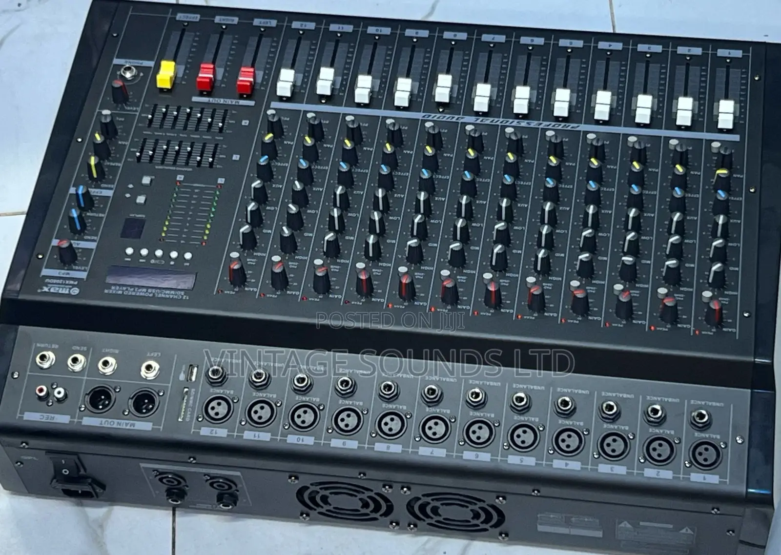 Yamaha Pmx12 -12 Channel Powered USB Bluetooth Mixer (BK)