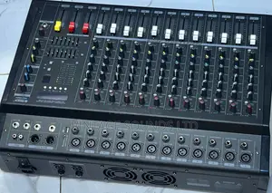 Yamaha Pmx12 -12 Channel Powered USB Bluetooth Mixer (BK)
