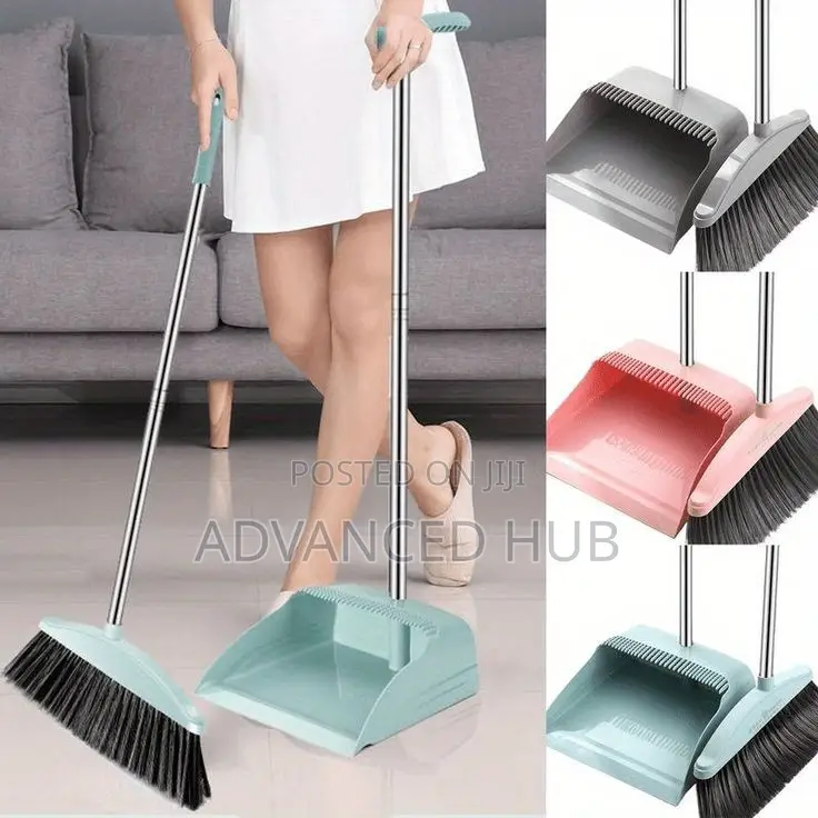 2 in 1 Flexible Broom and Dustpan