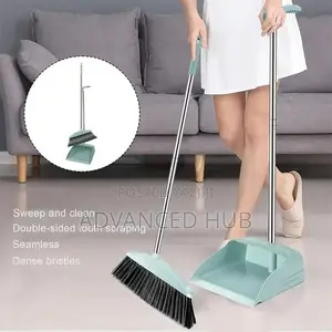 2 in 1 Flexible Broom and Dustpan