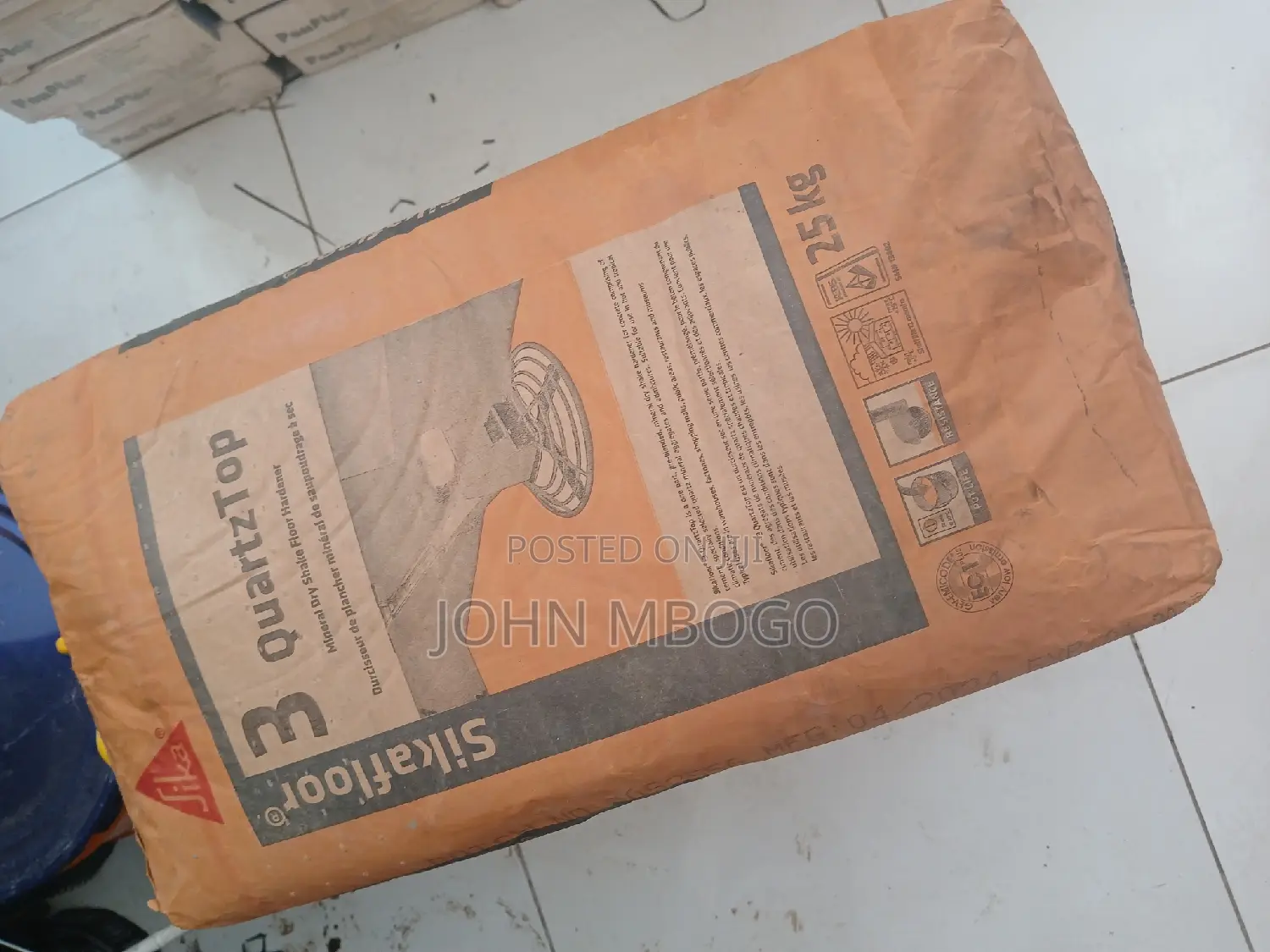 Floor Hardener -sika Quartztop 3 .