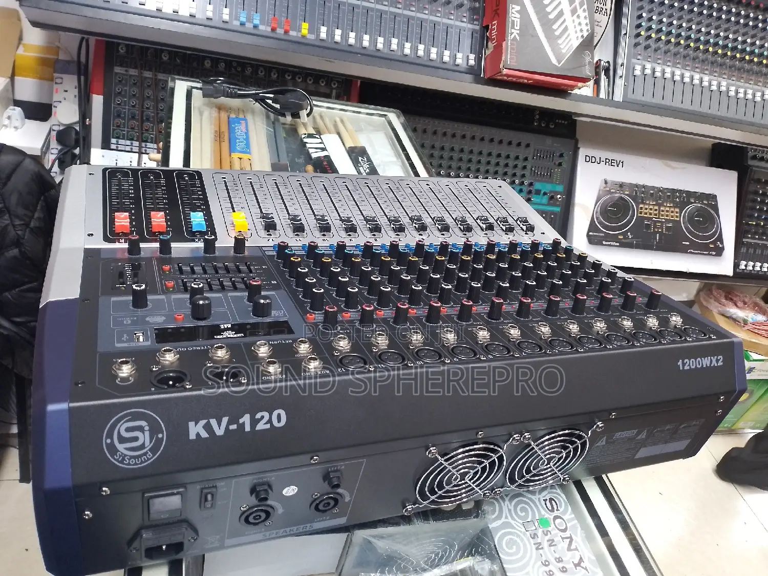 Si-Sound Kv120 12 Channel Powered Mixer