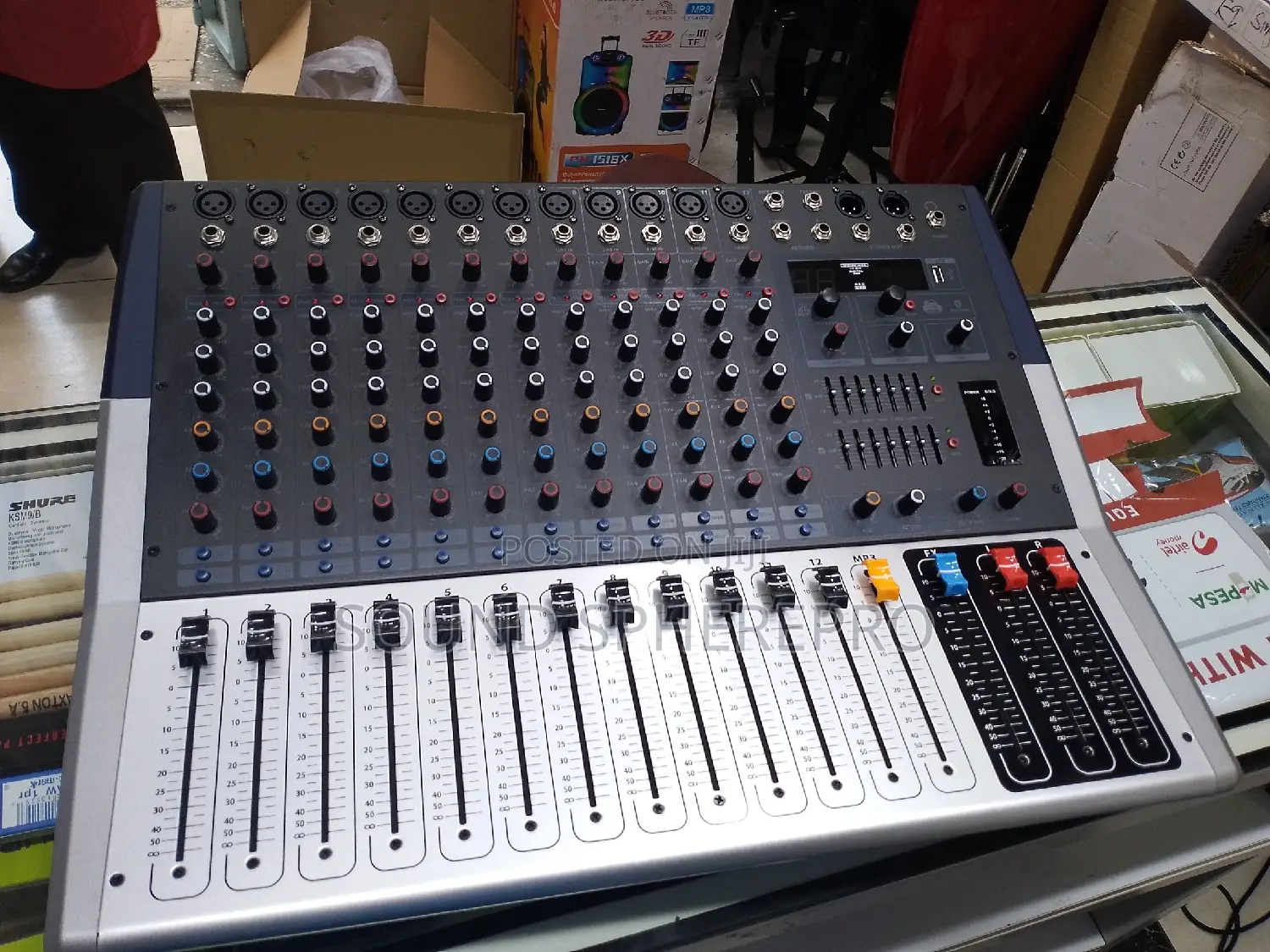 Si-Sound Kv120 12 Channel Powered Mixer
