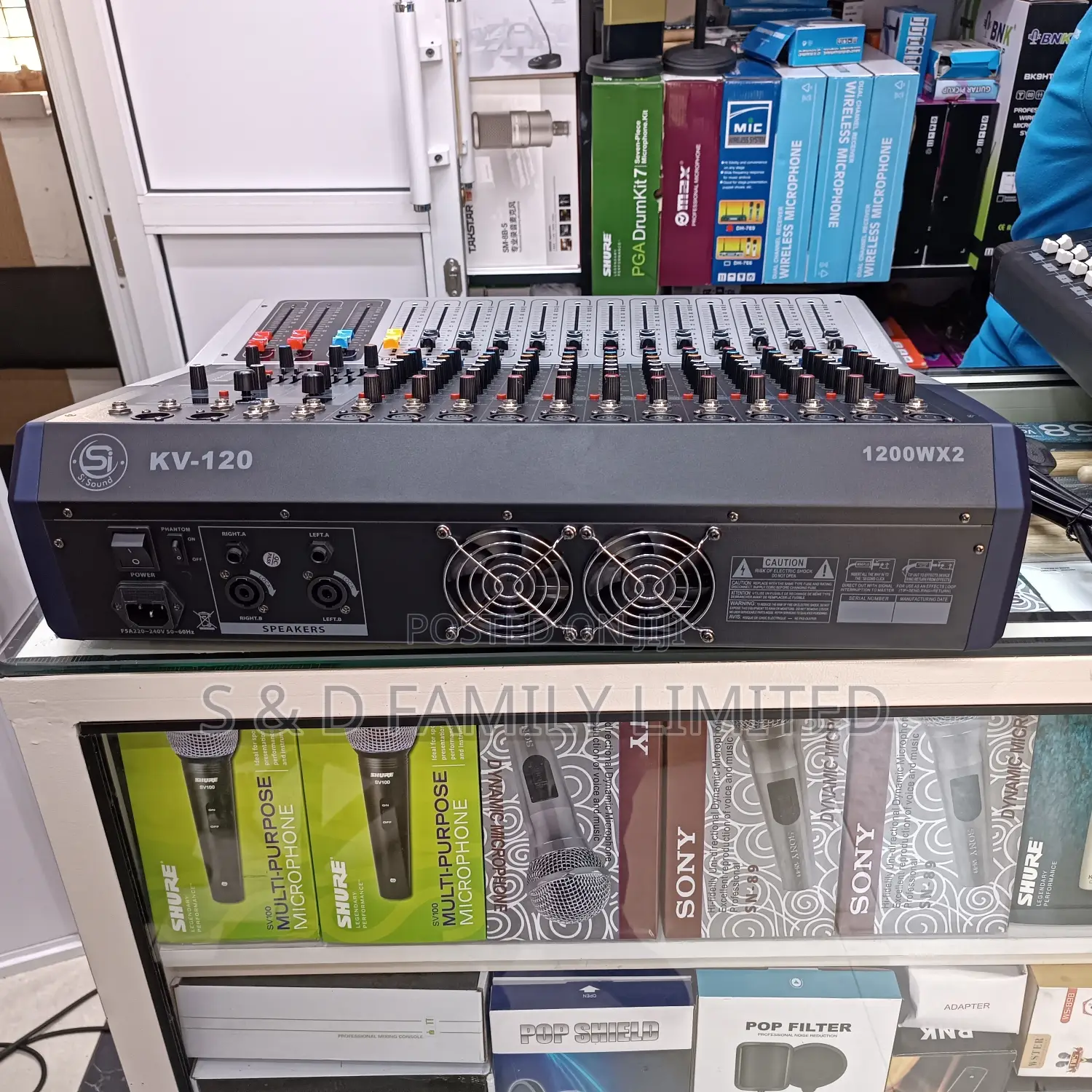 Si Audio 12 Channels Powered Mixer
