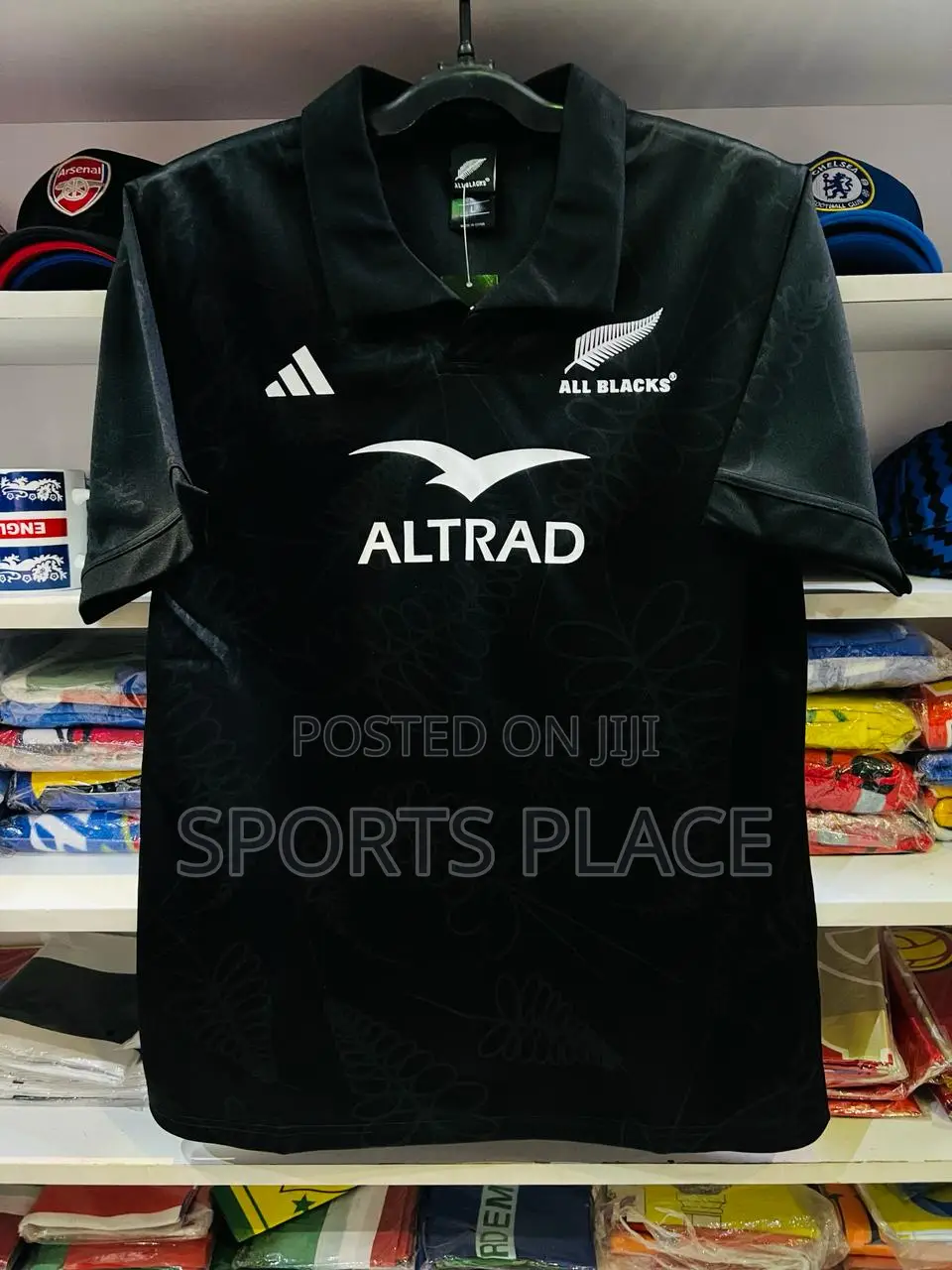 All Blacks Polo Rugby Shirt 2024 Season