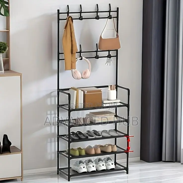 Simple Floor 5 Tier Shoe Rack /Multipurpose Organizer