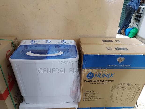 Washing Machine, Nunix 7.5kg Twin Tub Washing Machine - main view