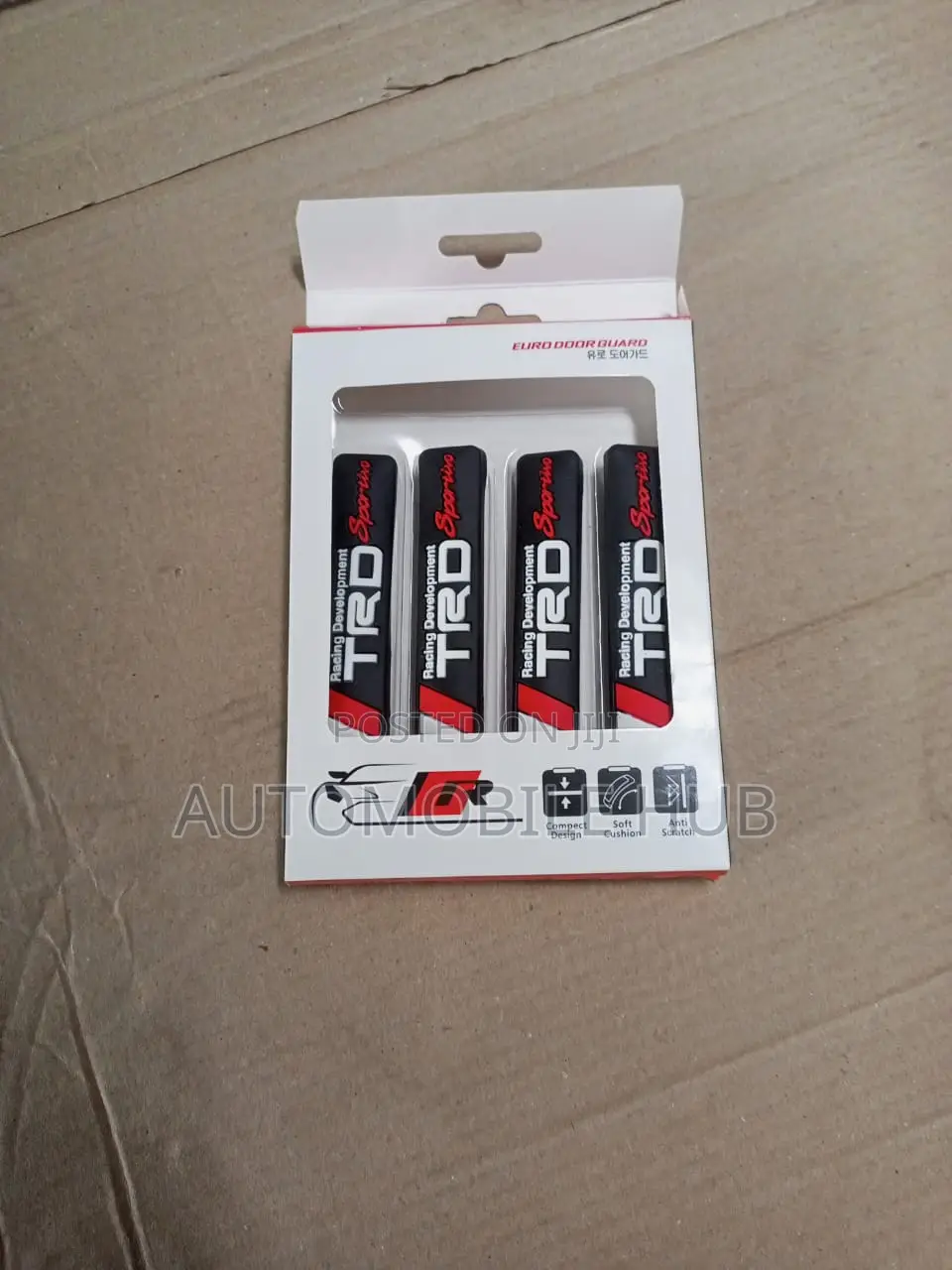 4 Pieces Rubber Car Door Guard