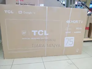 TCL 75" Smart UHD Google Frameless Tv