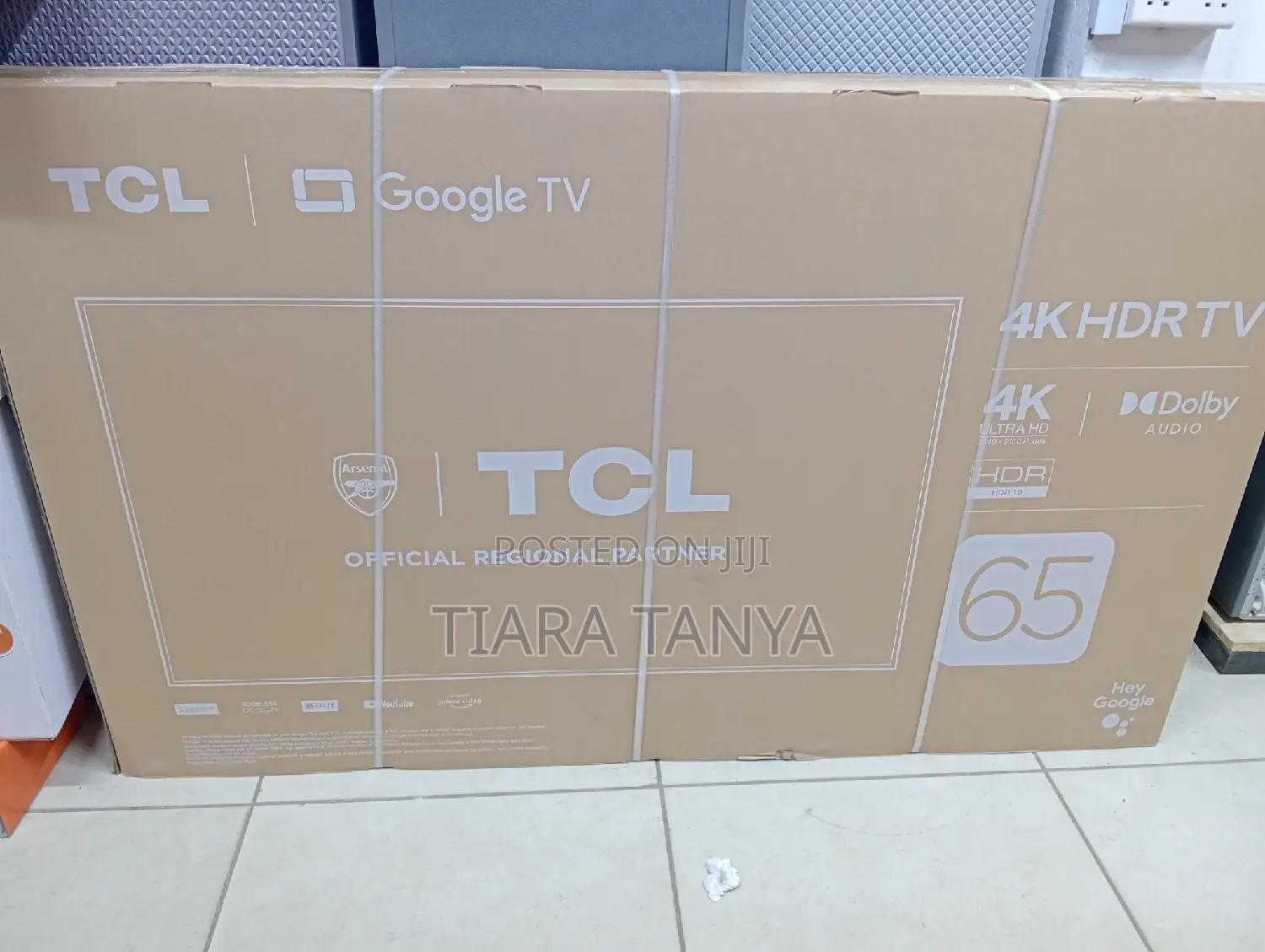 TCL 65′′ 65P635 Smart Android Google Tv