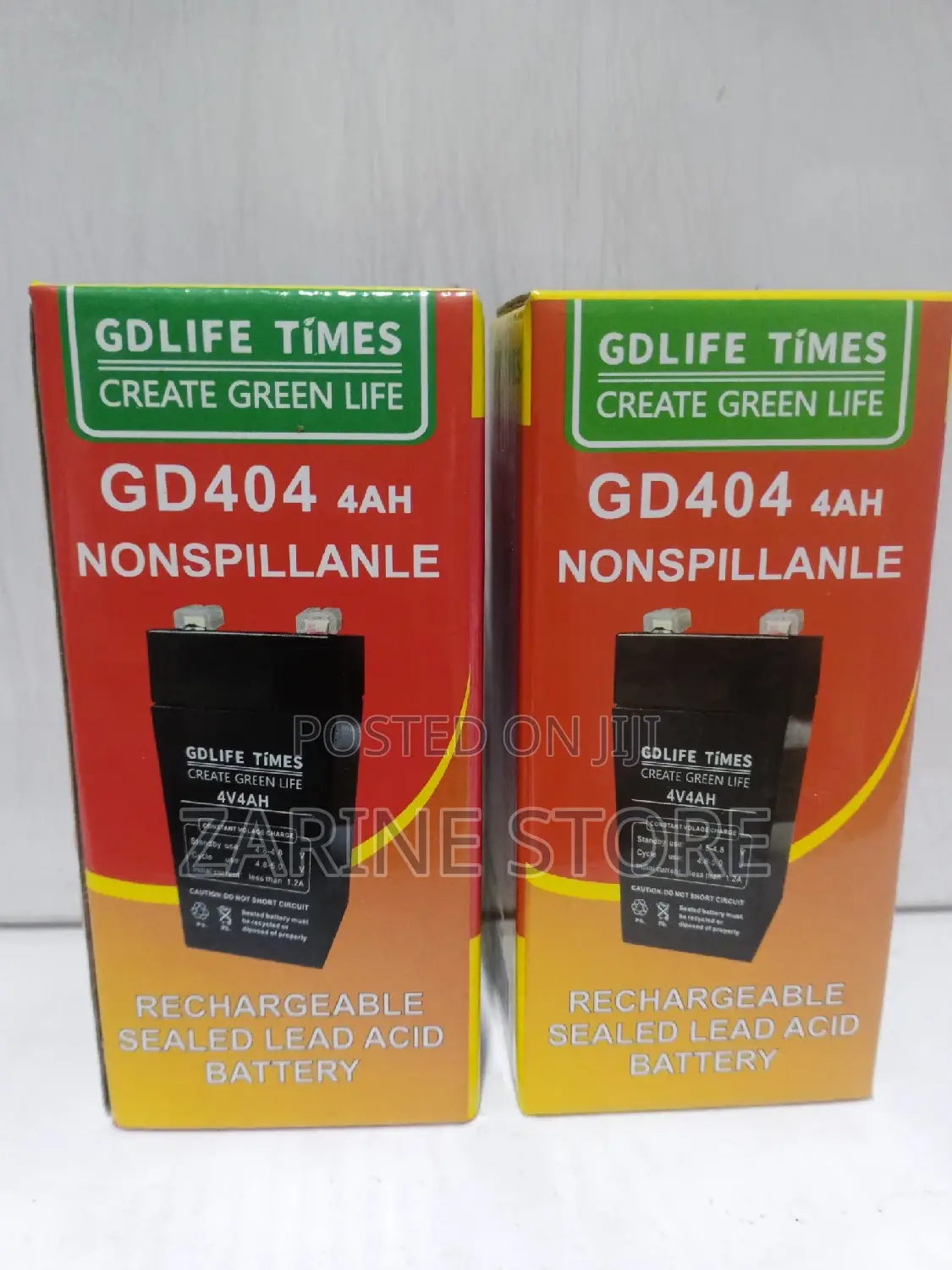 Rechargeable Lead Acid Battery 4v 4AH Gdlife Times Battery