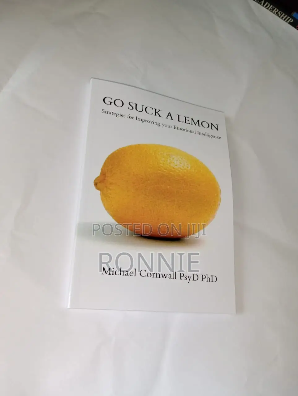 Go Suck a Lemon Book by Michael Cornwall