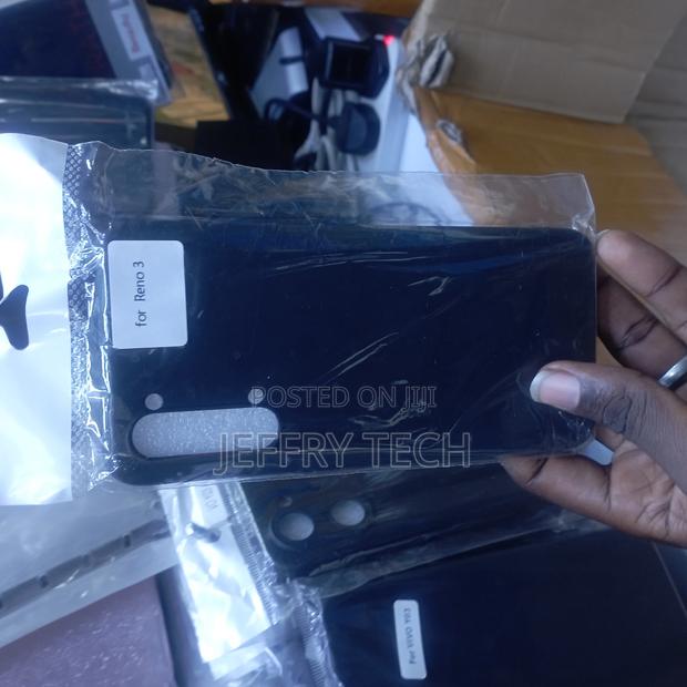 Silicon Back Case for Oppo Reno 3 - Black