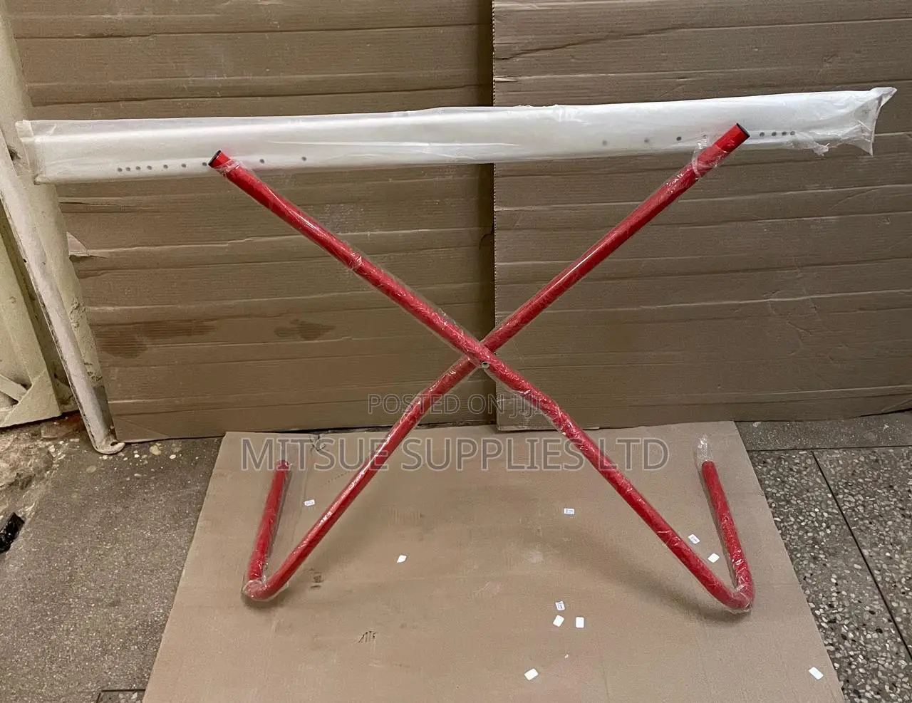 Adjustable Athletics Hurdle Red Aluminium