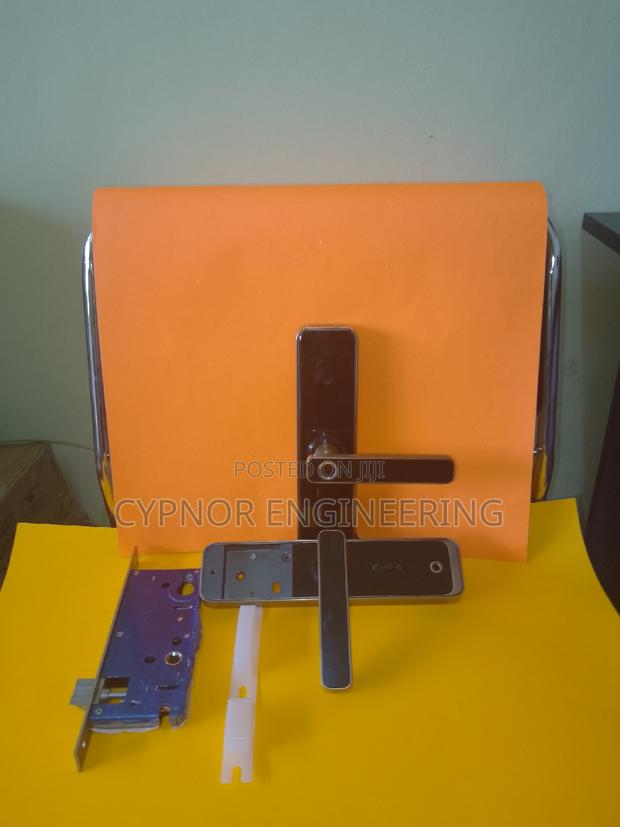 Advanced Steel Door Access Biometric Locks With RFID Card - main view