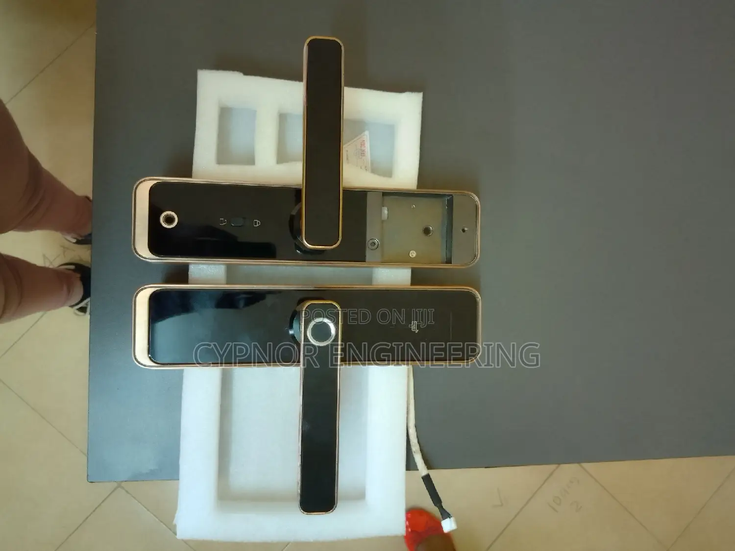 Steel Door Security Solutions Biometric Passcode Door Lock