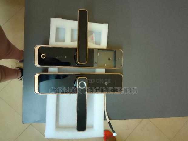 Steel Door Security Solutions Biometric Passcode Door Lock