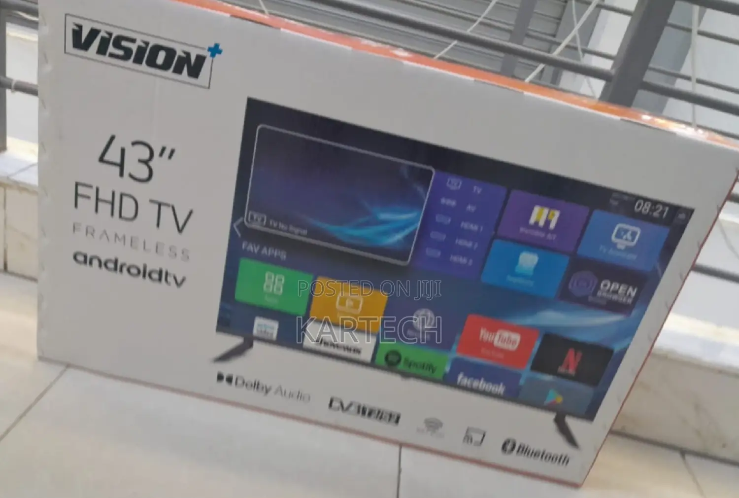 Vision Plus 43 Inches Smart Android Frameless Tv