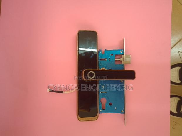 Wooden Door Security Upgrade Smart Biometric Passcode Locks - main view