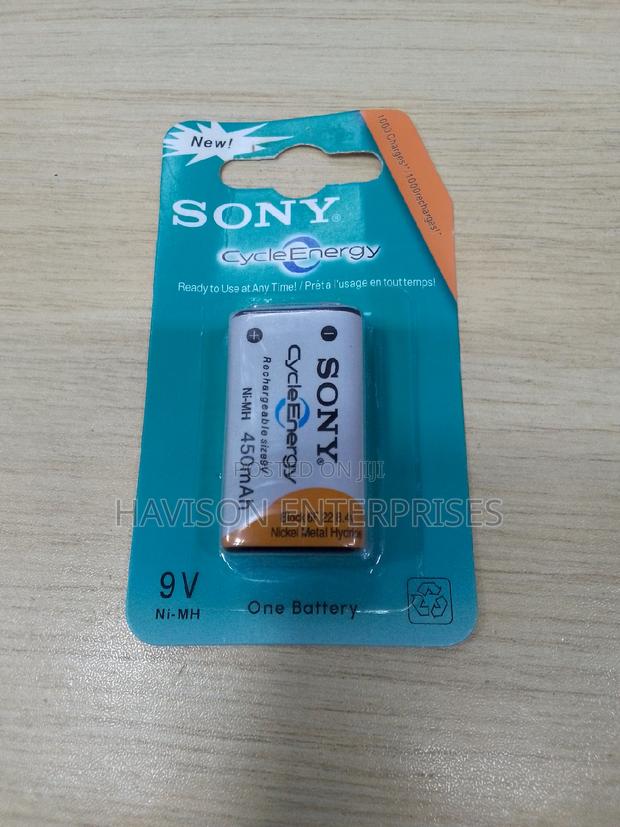 9V Rechargeable Sony Battery