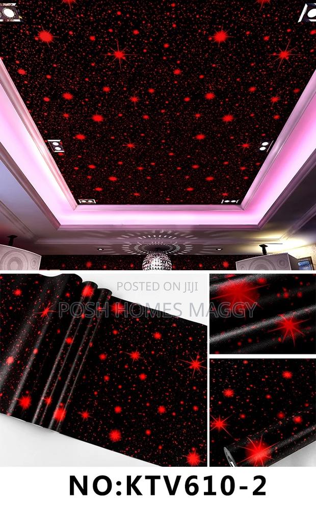 Red Ceiling 3D Wallpapers - main view