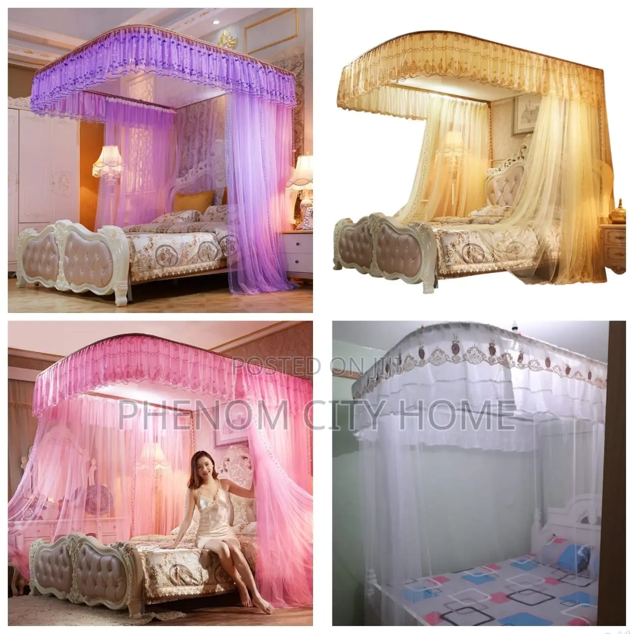 Two Stand Mosquito Net With Rail