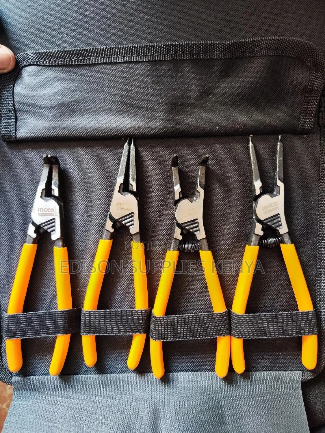 Circlip Pliers Ingco Circlip Pliers Set 4pcs Snap Ring Plier