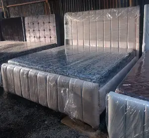 King Size Cream White Bed