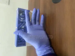 Purple Blue Gloves for Food Gloves Powder Free Nitrile