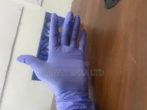 Purple Blue Gloves for Food Gloves Powder Free Nitrile