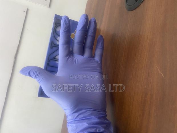 Purple Blue Gloves for Food Gloves Powder Free Nitrile