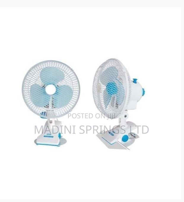 Rotating Table Clip-on Fan(4inch Tall, Rotates 360degrees) - thumbnail 2