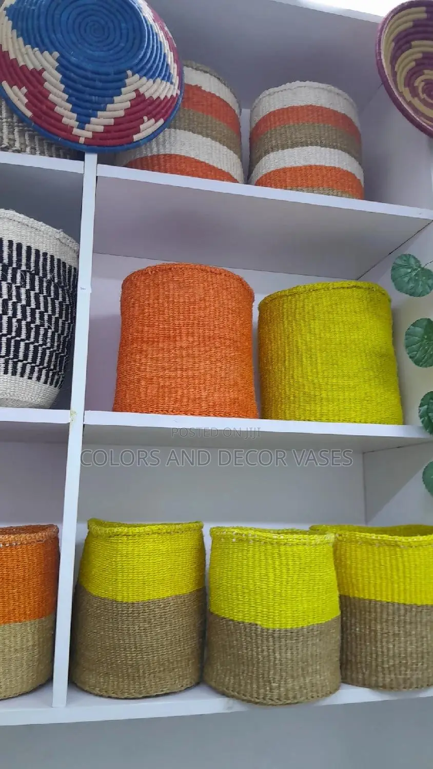 Yellow and Orange Baskets