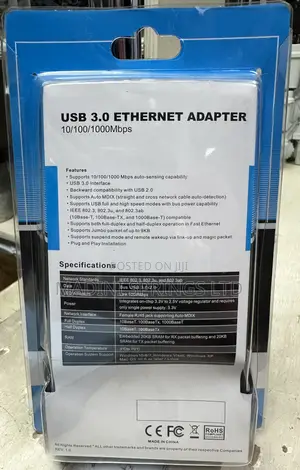 Usb 3.0 To Lan Gigabit Ethernet Adapter Upto 1000mbps