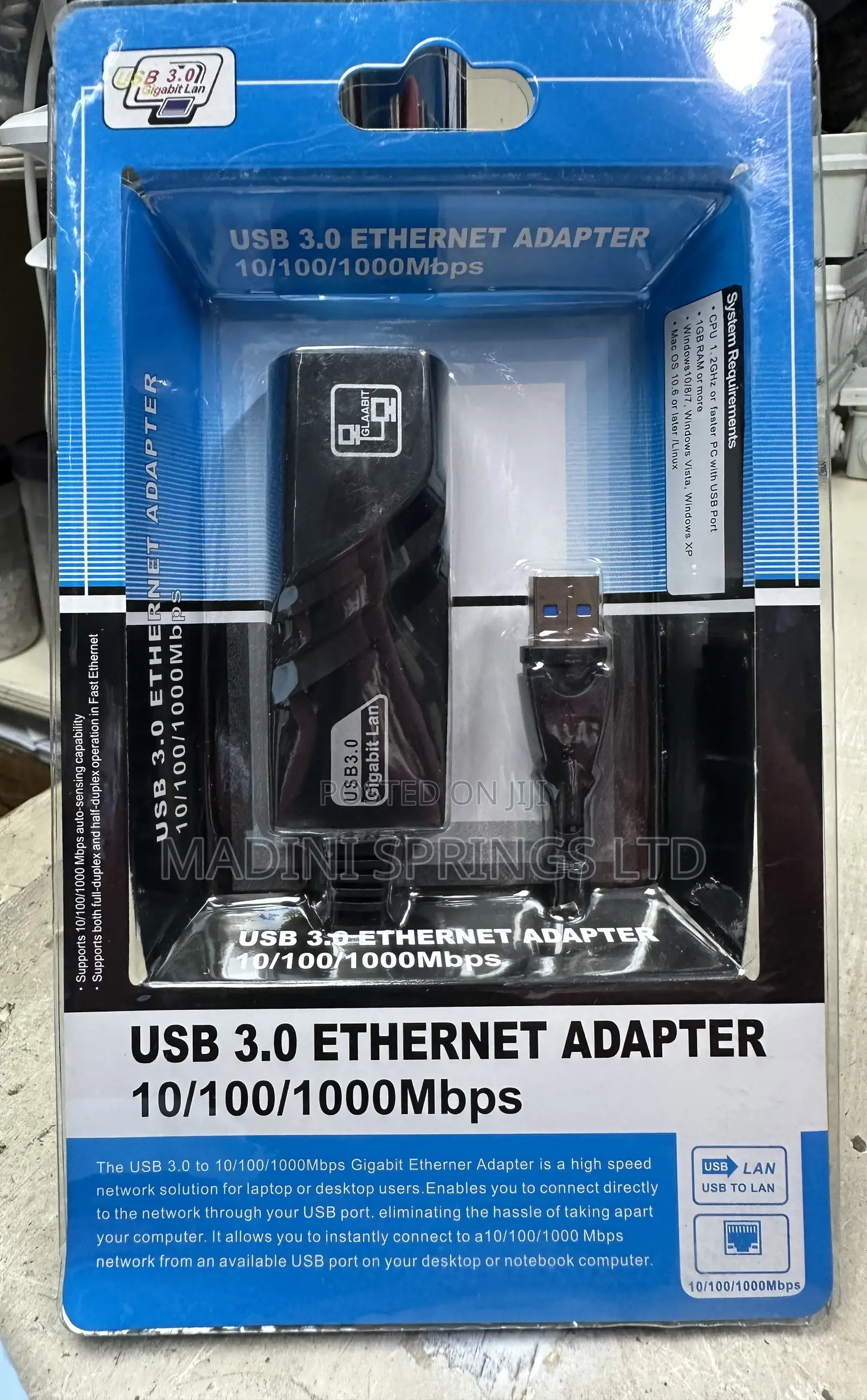 Usb 3.0 To Lan Gigabit Ethernet Adapter Upto 1000mbps