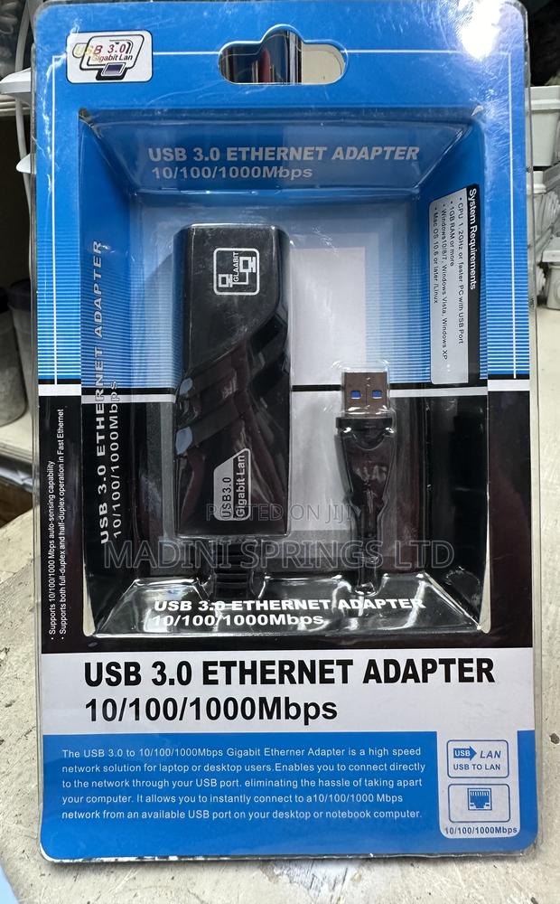 USB 3.0 to LAN Gigabit Ethernet Adapter Upto 1000mbps