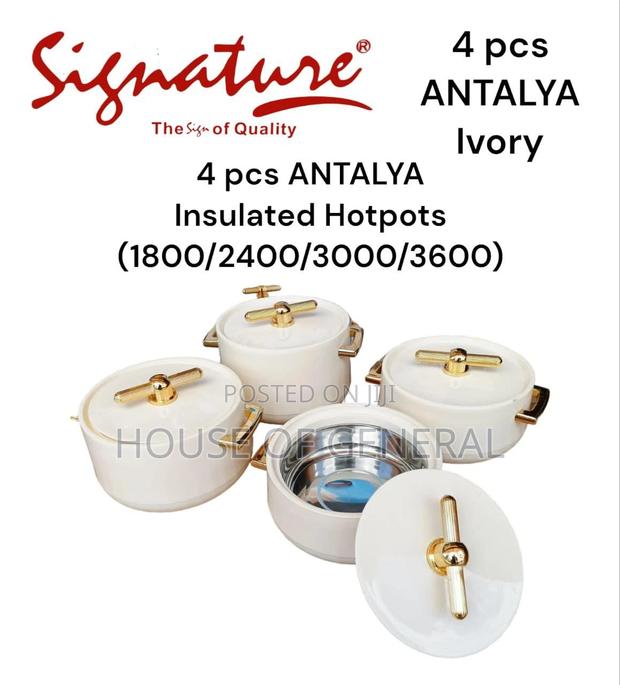 Signature 4 PCS ANTALYA* Insulated Hotpots - main view
