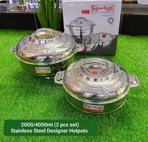 2000/4000ml (2 PCS Set)
Stainless Steel Designer Hotpots