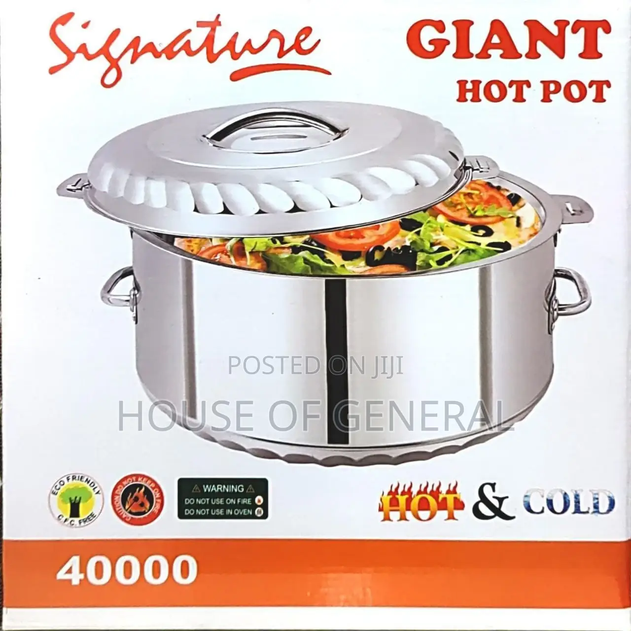 Signature 40000 Ml Junior Giant Stainless Steel Hotpots