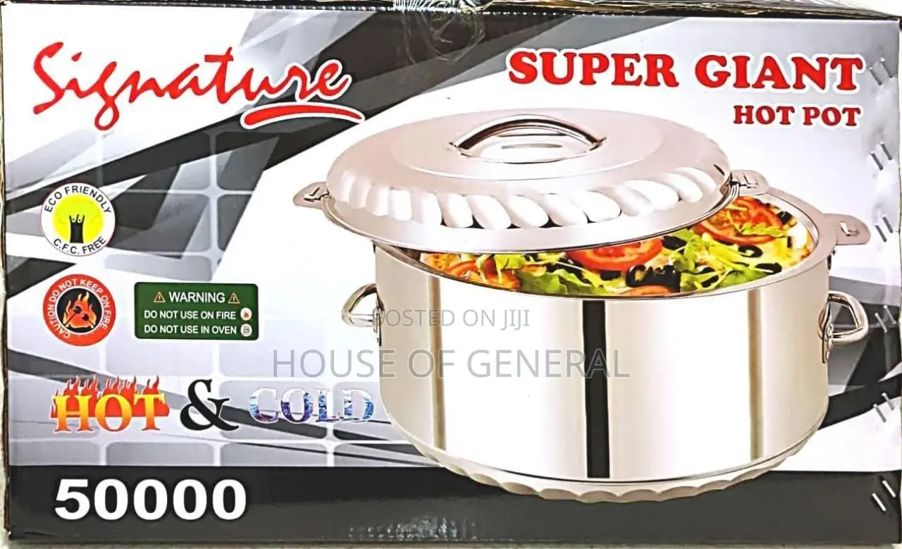 Signature 50000 Ml Junior Giant Stainless Steel Hotpots