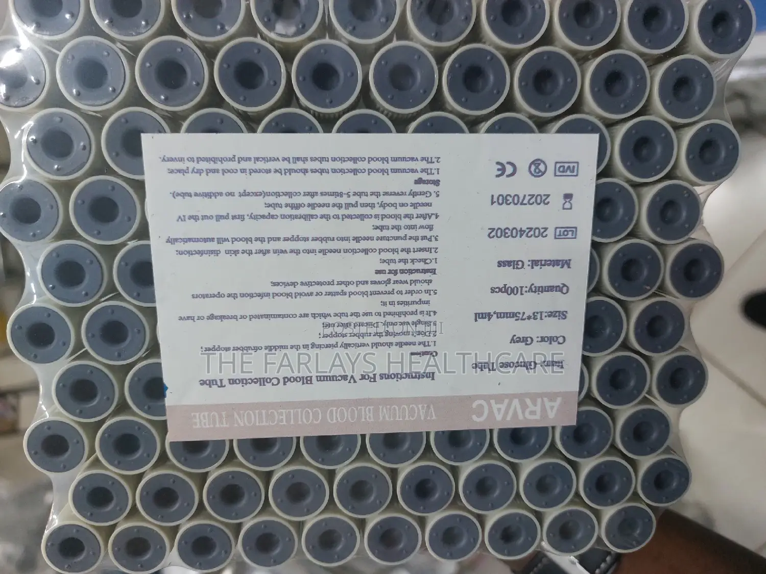 Grey Top Vacutainers|| Blood Collection Tubes
