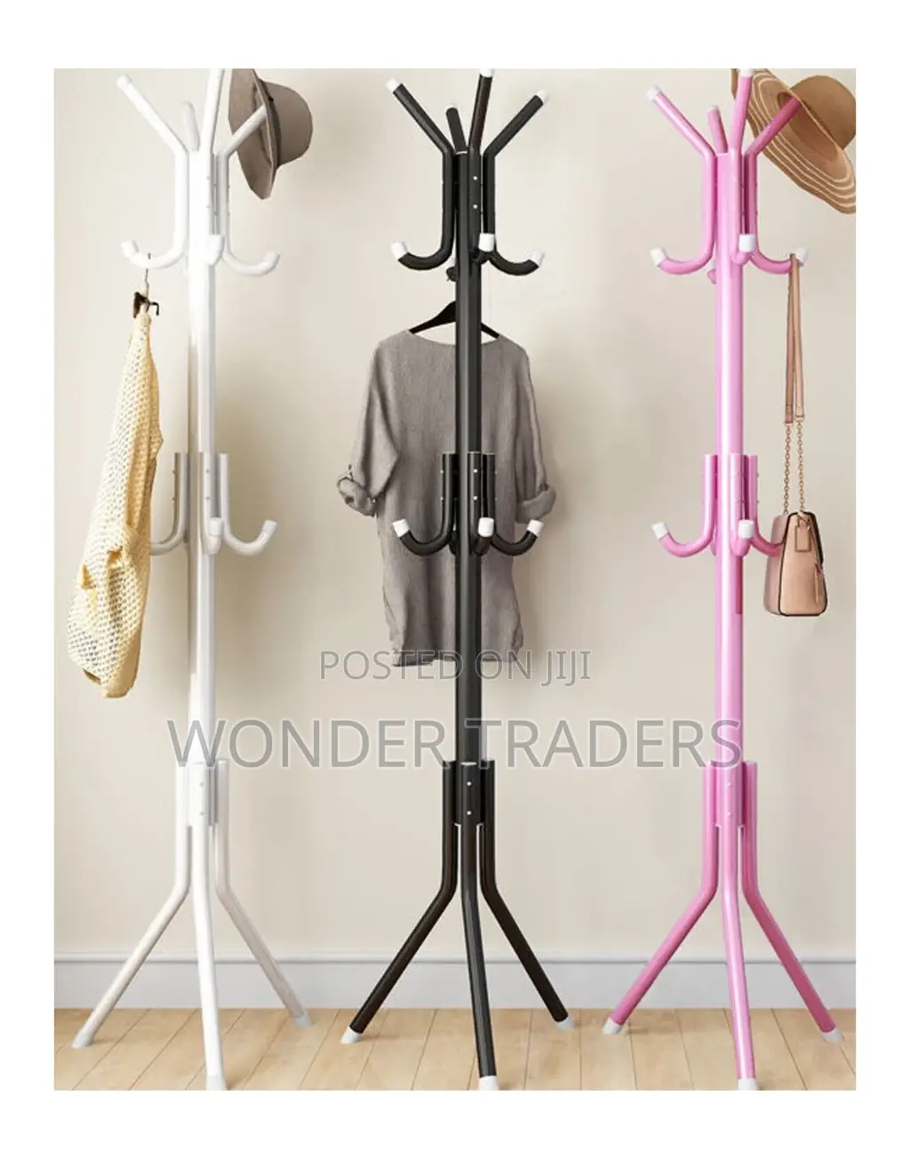 *Metallic Coat Hunger Bag Hunger Stand*