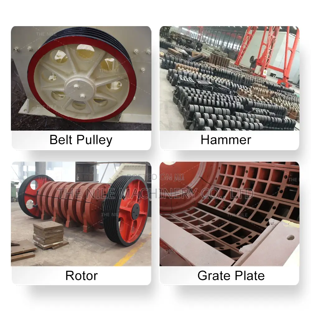 Small Hard Stone Gold Mining Crushing Crusher Hammer Mill