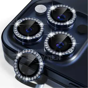 iPhone 15 15 Pro Max Plus Camera Lens Protector Bling, 9H Te