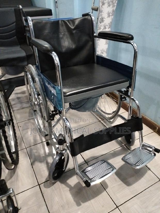 Standard Wheelchair With Commode - thumbnail 2