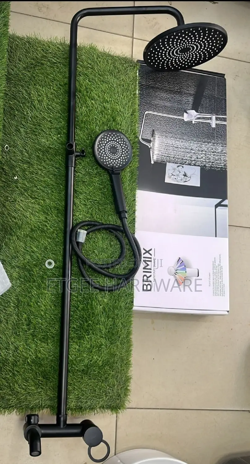 Shower Mixer Surface Black 8807