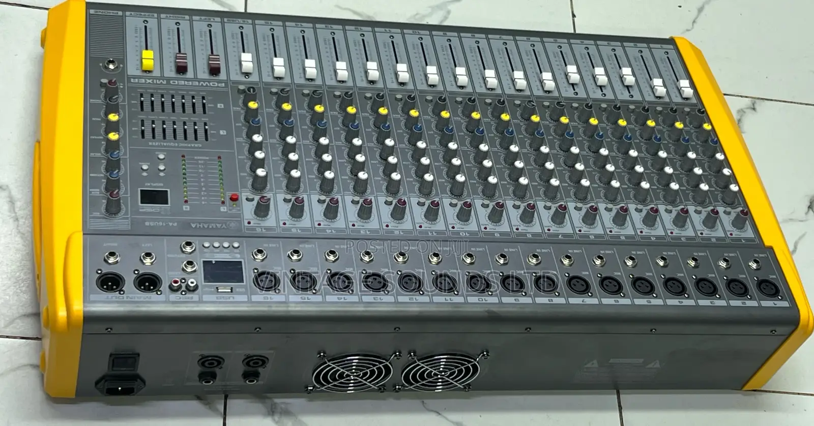 4000watts Yamaha Powered Mixer Pmx16 Usb +Bluetoth