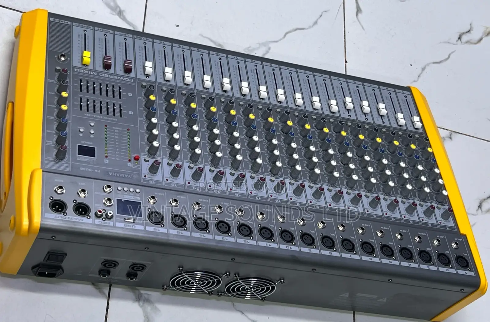 Yamaha PMXUSB 16 Channel Powered Mixer Wt Bluetooth Effect