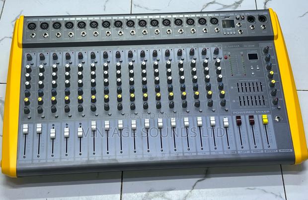 Yamaha PMXUSB 16 Channel Powered Mixer Wt Bluetooth Effect - thumbnail 3